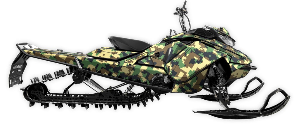 Pxl Camo Ski Doo Rev Gen Summit Freeride Graphics Kit Motowrap