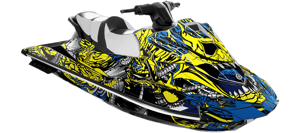 Yamaha WaveRunner GP 1800 Jet Ski Decal Graphic Kit Sticker Wrap Jetski 2017 R S 