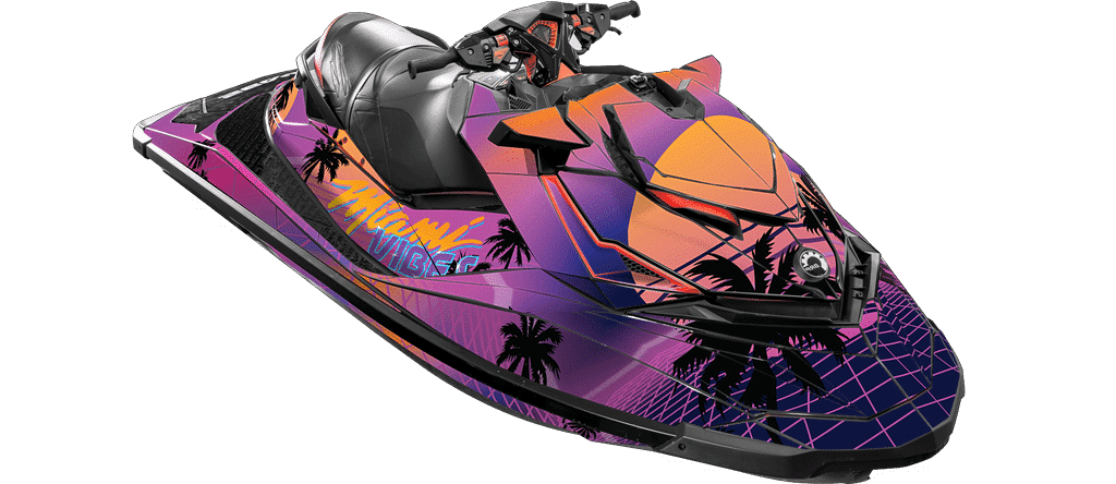 Jetski Graphic Kit Decal Wrap for Yamaha WaveRunner 2017-2020